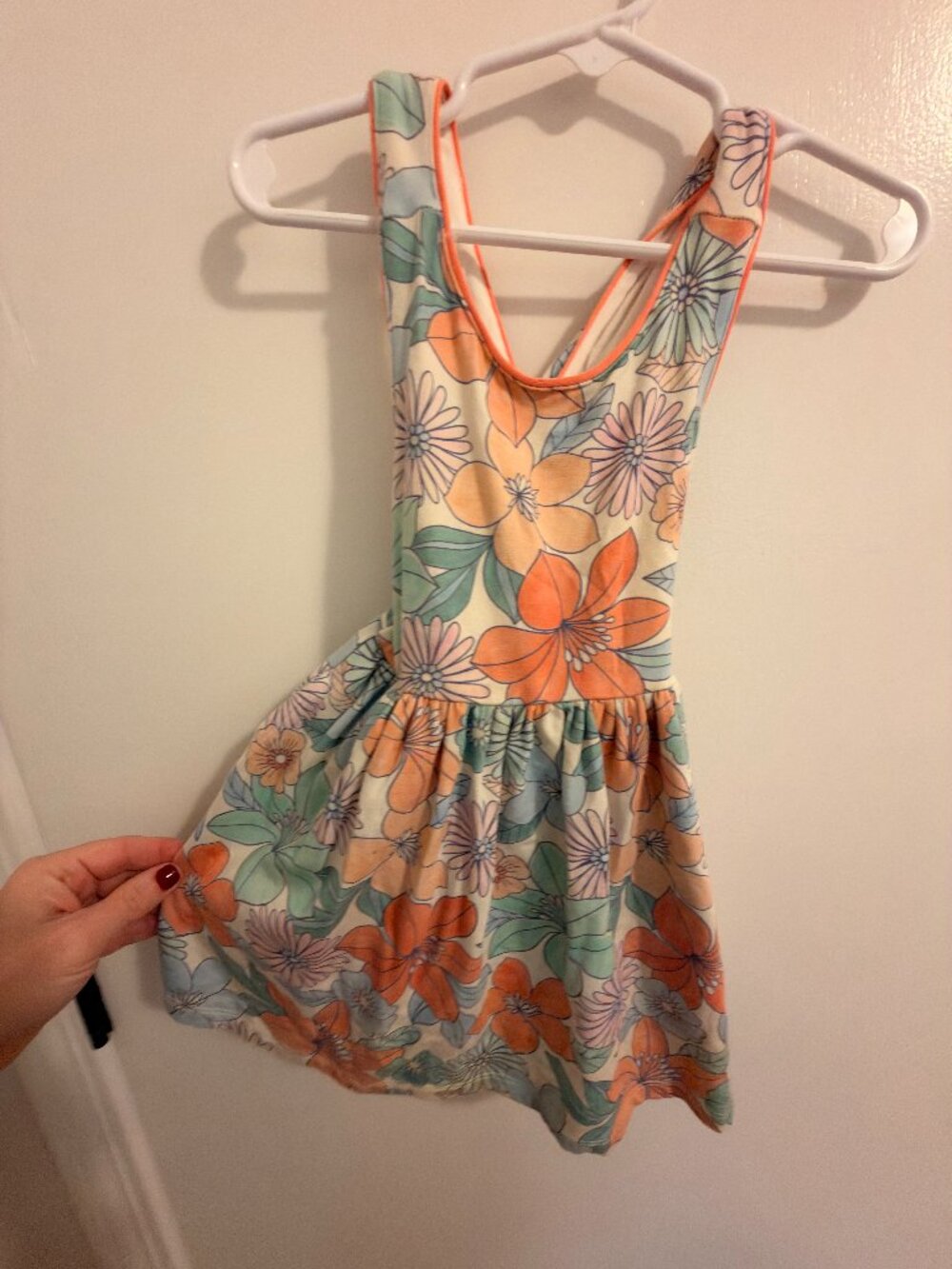 Play Little Sleepies Bamboo Skater Dress Wildwood Floral Retro 2T